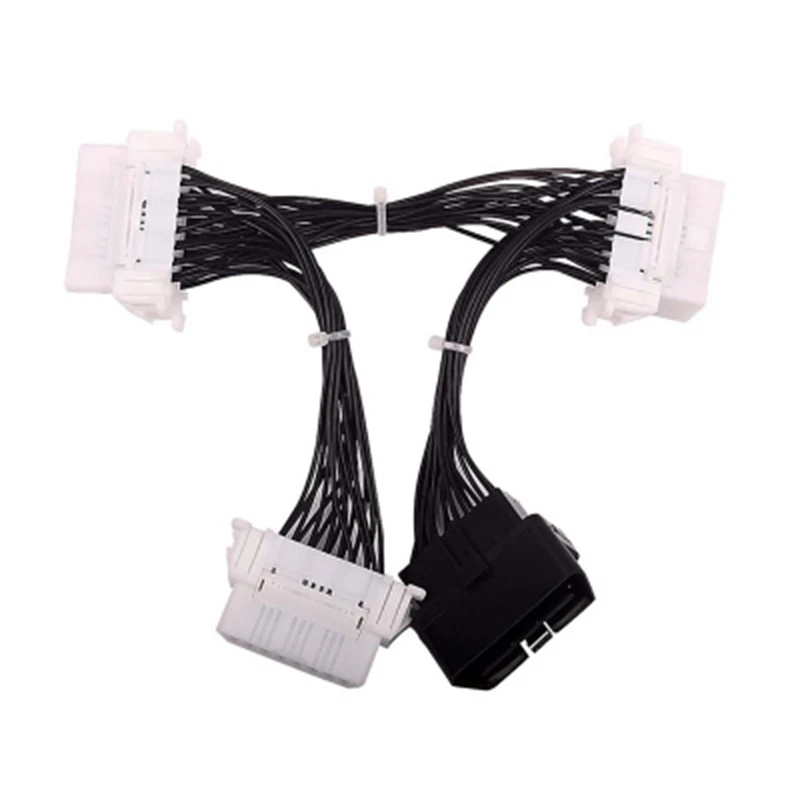 1 Male to 3 Female Connector OBD OBD2 Extension Wire Cable Splitter OBD2 16PIN C - £82.97 GBP