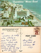 Florida Miami Beach Seville Hotel Posted 1975 to Pony Bar Hanover PA Postcard - £7.51 GBP