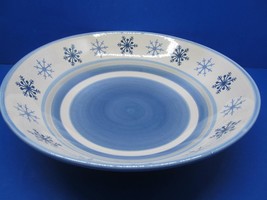 St. Nicholas Square Winter Frost Large 13&quot; X 3 1/4&quot; Round Centerpiece Bo... - £22.91 GBP