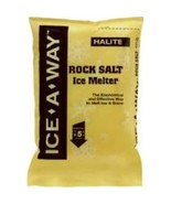 Ice-a-way 49200 Halite Rock Salt Ice Melter, 25 Lb - $69.64 CAD