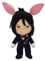 Black Butler Sebastian Bunny Ears Plush Doll Anime Licensed NEW WITH TAGS - £11.69 GBP
