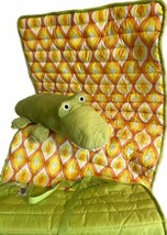 Kids Banana Boat Alligator Beach And Nap Mat with pillow 50x24 Inches Reversible - £15.31 GBP