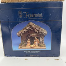 FONTANINI Italy NATIVITY SCENE 5pc Centennial Collection 5” W/box - $85.50