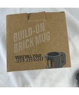 Build-On Brick Mug 12oz BPA Free Plastic Coffee Cup w/ Building Blocks G... - $26.26 CAD