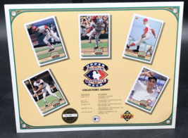 1992 Upper Deck Heroes Baseball Collector Shows Card Sheet Bobby Bonds Lou Brock - $9.49