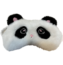 Panda Plush Kids Soft Eye Mask Black and White Stretch Strap Sleeping Mask - £4.53 GBP