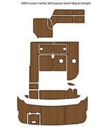 2005 Cruiser Yachts 340 Express Swim Platform Cockpit Pad Boat EVA Teak ... - $1,768.94 CAD