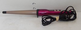 Conair Infiniti Pro CD129 Titanium Ceramic Curling Iron Purple/Tan Works - $15.69