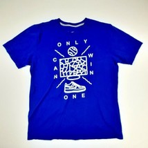 Nike Men&#39;s Regular Fit T-shirt Size Large Blue 100% Cotton DI6 - $7.91