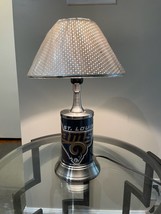 COLLECTORS St Louis Rams Lamp VTG working  with plastic on shade great addition - £50.55 GBP