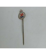 Vintage Silver Round German Stick Pinback Lapel Hat Pin - $4.37
