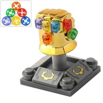 Infinity Gauntlet Chrome - Avengers Infinity War Marvel Thanos Minifigure - £2.51 GBP