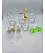 Coffee Glass Syrup Dispenser with Gold Pumps for Coffee Bar Accessories ... - $61.16 CAD