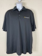 Nike Golf Men Size L Dark Gray ADWERX Employee Polo Shirt Short Sleeve - $8.70