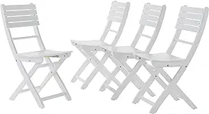 Christopher Knight Home Positano Outdoor Acacia Wood Foldable Dining Cha... - $441.99
