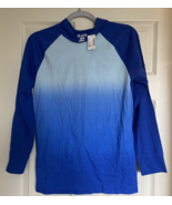 Children’s Place boys, size XL, blue ombre, hooded, long sleeve tee - £10.16 GBP