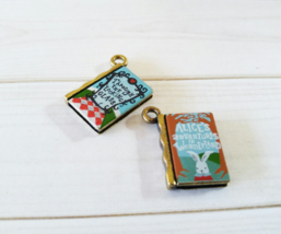 Miniature Book Charms Set Tiny Book Charms Library Charms Librarian Char... - €5,52 EUR