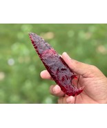 6&quot; Large Red Obsidian Arrowhead – Handcrafted Crystal Spearhead Gift Point - €13,50 EUR+