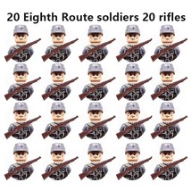 20Pcs/Set WW2 Military Soldier Building Blocks Action Figure Bricks Toys A028 - £21.64 GBP