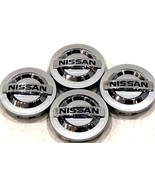 4 Pcs, Nissan Wheel Center Cap, Silver Chrome Logo 54 MM / 2.13&quot; #40342A... - £18.04 GBP