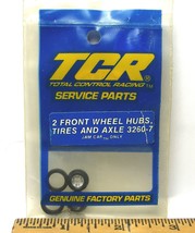 6pc Tcr Mk 1 Jam Slot Less Car Tune Up Kit Front Wheel Hubs Tires &amp; Axles 3260-7 - £7.05 GBP