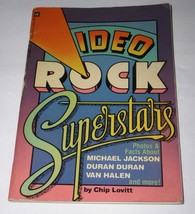 Video Rock Superstars Softbound Book Lovitt Vintage 1984 Duran Duran Van Halen - £23.56 GBP