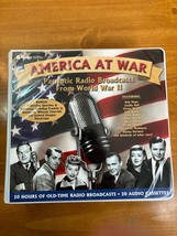 Radio Spirits America at War Patriotic Radio Broadcasts WW2 - 20 Audio Cassettes - £16.48 GBP