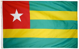 Togo - 4'X6' Nylon Flag - $2,276.64 MXN