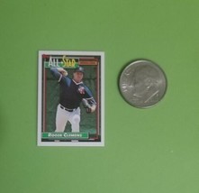 1992 Topps Micro Roger Clemens As #405 Boston Red Sox Free Shipping - £1.53 GBP