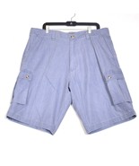 Siegfried Vintage Men&#39;s Cargo Shorts Size 38 Blue NWT - $18.94