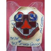 Vintage Authentic US Army Unit Crest Insignia 307th Med Group #1 - $19.79