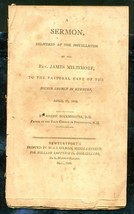 1808 Antique Sermon Install Rev. Miltimore~ First Church Newberry Ma Bible Msg - £67.24 GBP