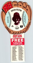Pepsi Baseball Trading Card 1977 Jim Kern Cleveland Indians MLB Diecut Trade - £9.32 GBP