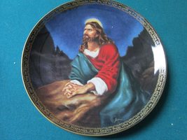The Lord&#39;s Prayer and The Lord is My SHEPPHERD 2 Plates Nib [*AM16B] - £58.60 GBP