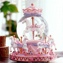 Crystal Music Box Carousel Creative Gifts For Valentines Day - £37.57 GBP