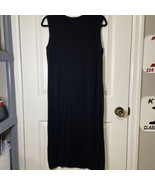 ACNE STUDIOS size XXS Fluid Black Viscose Jersey Maxi Dress Minimalist - £72.84 GBP