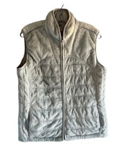 Drake Waterfowl Women’s L Cumulus Reversible Full Zip Vest Gray Thermal - €24,37 EUR