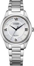 Citizen Arezzo Eco-Drive 32mm Silver Stainless Steel Case Watch Women - £304.45 GBP