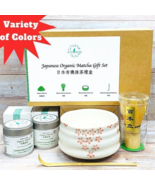 Japanese Organic Matcha Gift Set(Matcha Powder,Matcha Whisk,Scoop,Matcha... - £63.12 GBP