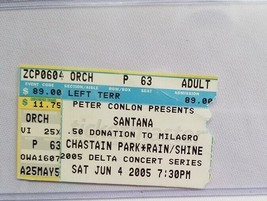 CARLOS SANTANA - VINTAGE 2005 CONCERT TOUR TICKET STUB - £7.72 GBP