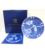 1984 Royal Copenhagen Hans Christian Andersen Thumbelina Plate and Story... - €42,31 EUR