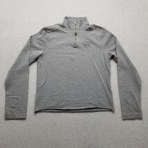 Abercrombie &amp; Fitch Sweater Mens Large Gray Pullover Mock Neck Zip Casua... - $427.82 MXN