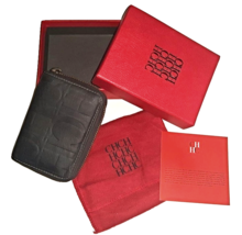 Authentic carolina herrera mini coin and cards wallet size small  - $89.00