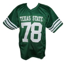 Krimm #78 Necessary Roughness Texas State New Men Football Jersey Green Any Size - £31.97 GBP