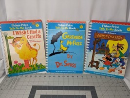 Fisher Price Talk To Me Book Muppets Ghost Chasers Dr Seuss - £19.30 GBP