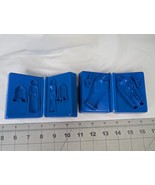 Vintage 1978 Star Wars Play Doh Molds Leia R2D2 Darth Vader Lot - $19.95