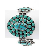Oval Stone Western Stretch Statement Bracelet - $33.61 CAD