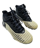 Under Armour Hammer MC Football Cleat White / Navy Blue 3021193-402 size... - $19.23