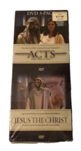 The Visual Bible 3-Pack DVD Acts Part One Two Vintage 2004 Jesus The Christ New - $19.79