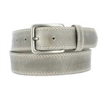 Remo Tulliani Men&#39;s Roth Premium Italian Leather Belt Charcoal - $48.00